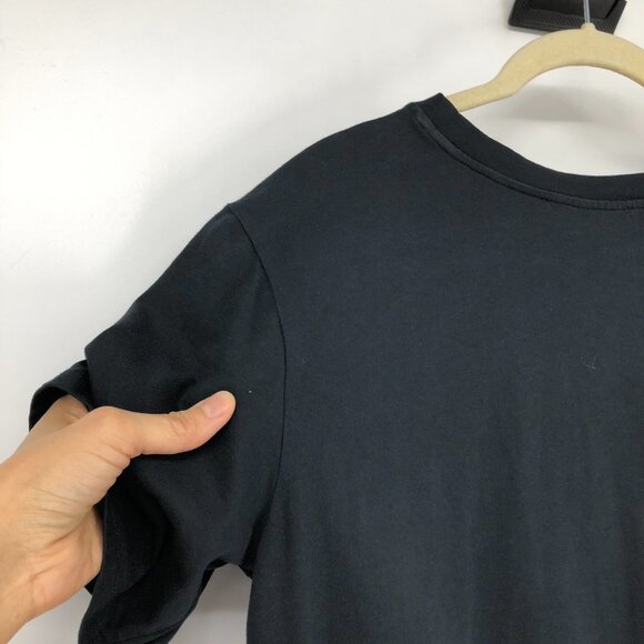 See by Chloe Black T-Shirt Mini Dress eyelets detailing & drawstring waist - Picture 7 of 15